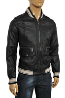 DOLCE & GABBANA Menâ??s Artificial Leather Jacket #375