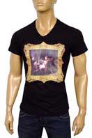 DOLCE & GABBANA Men's V-Neck Short Sleeve Tee #86