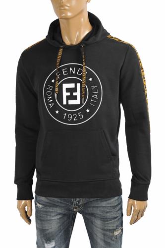 FENDI men's cotton hoodie with print logo 38