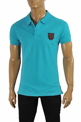 GUCCI Men’s cotton polo with Kingsnake embroidery patch 390