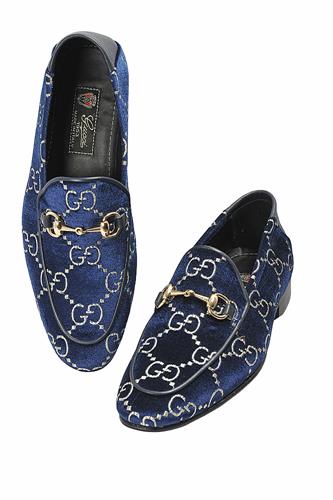 blue gucci loafers mens