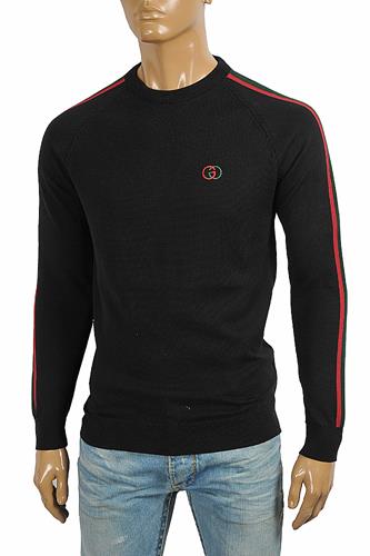 GUCCI Menâ??s Sweater with red and green stripes 121