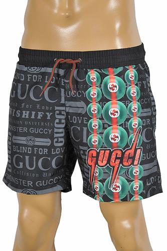 GUCCI logo print swim shorts for men 101