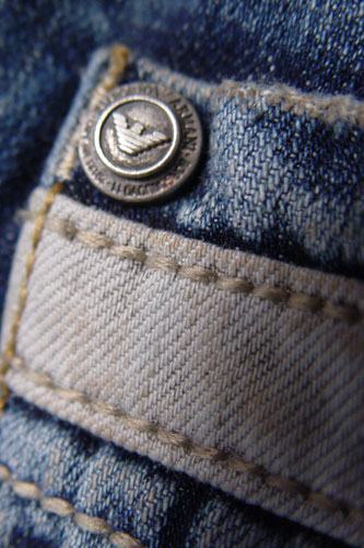 Mens Designer Clothes | EMPORIO ARMANI Men's Jeans In Black #78