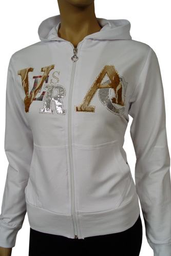 Womens Designer Clothes | VERSACE Ladies Hooded Cotton Jacket #16