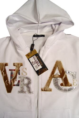 Womens Designer Clothes | VERSACE Ladies Hooded Cotton Jacket #16