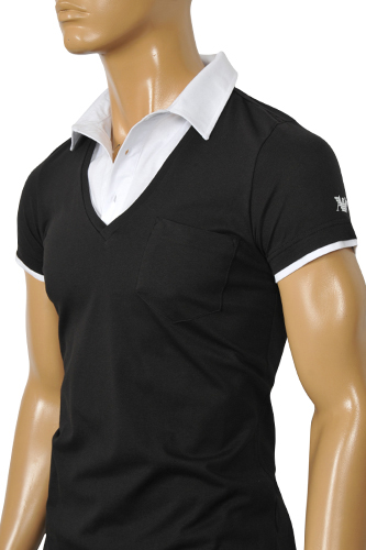 Mens Designer Clothes | ARMANI JEANS Men's Short Sleeve Shirt #202
