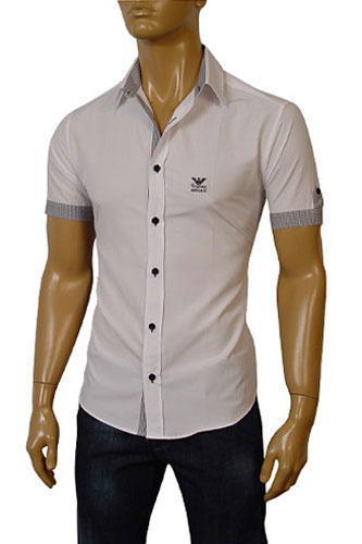 EMPORIO ARMANI Mens Short Sleeve Shirt 