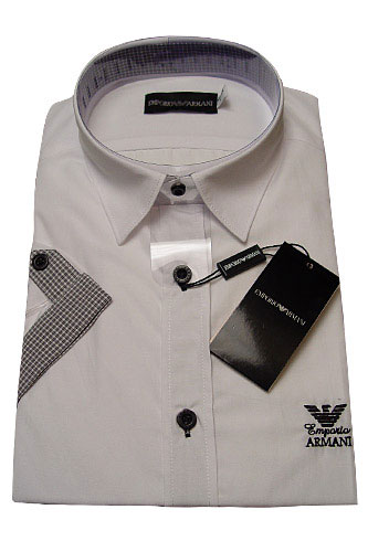 Mens Designer Clothes | EMPORIO ARMANI Mens Short Sleeve Shirt #155