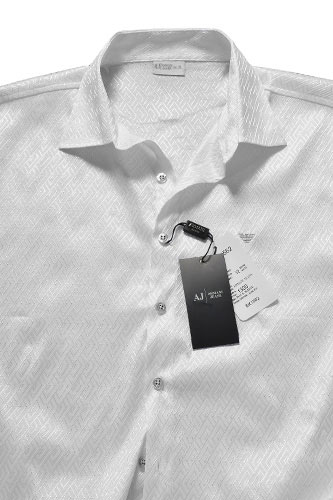 Mens Designer Clothes | ARMANI JEANS Men's Dress Shirt #162