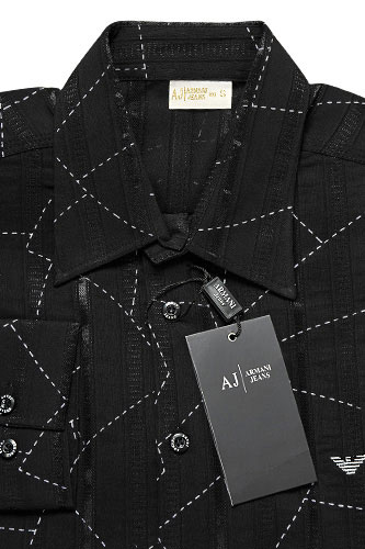 Mens Designer Clothes | ARMANI JEANS Men's Dress Shirt #168