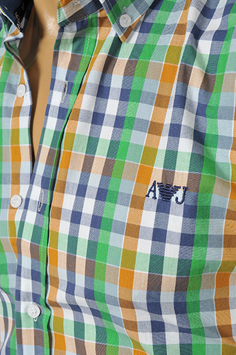 Mens Designer Clothes | ARMANI JEANS Men's Dress Shirt #216