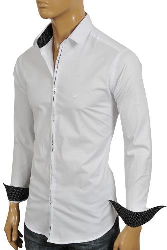 Mens Designer Clothes | EMPORIO ARMANI Men's Dress Shirt #236