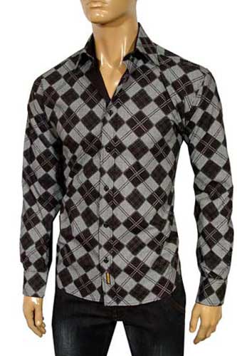 Mens Designer Clothes | ARMANI JEANS Men's Dress Shirt #99