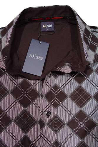 Mens Designer Clothes | ARMANI JEANS Men's Dress Shirt #99