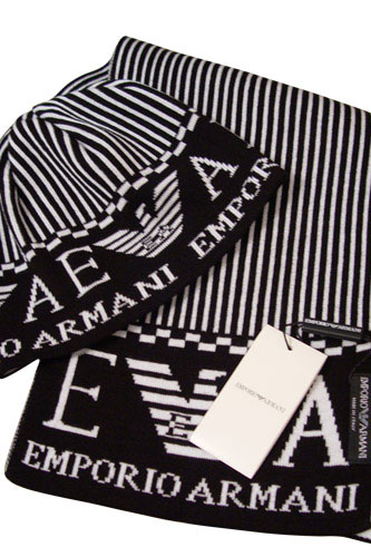 Mens Designer Clothes | EMPORIO ARMANI Mens Hat/Scarf Set #58