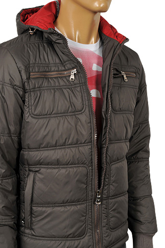 Mens Designer Clothes | ARMANI JEANS Menâ??s Hooded Warm Jacket #117