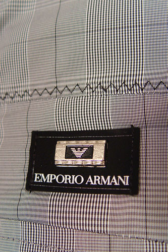 Mens Designer Clothes | EMPORIO ARMANI Zip Up Summer Jacket #65