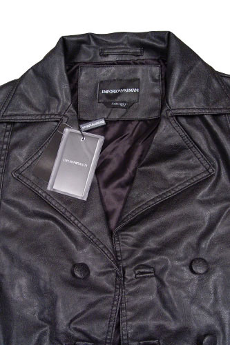 giorgio armani leather jacket mens