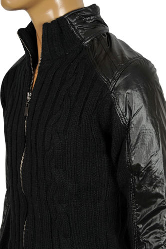 Mens Designer Clothes | EMPORIO ARMANI Men's Knit Warm Jacket #91