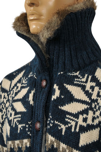 Mens Designer Clothes | EMPORIO ARMANI Men's Knit Warm Jacket #98