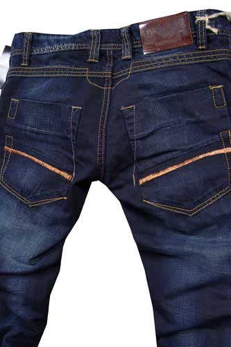 Mens Designer Clothes | EMPORIO ARMANI Men's Blue Denim Jeans #76