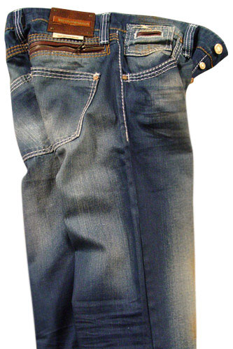 Mens Designer Clothes | EMPORIO ARMANI Mens Washed Jeans #91