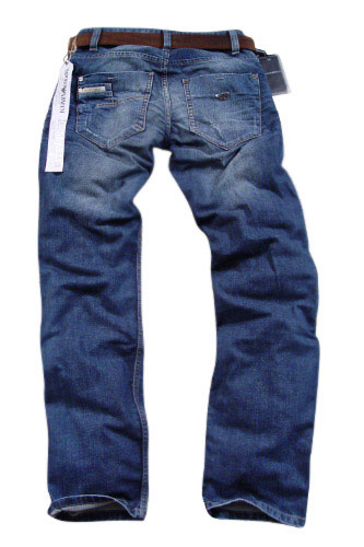 Mens Designer Clothes | EMPORIO ARMANI Mens Washed Jeans With Belt #96