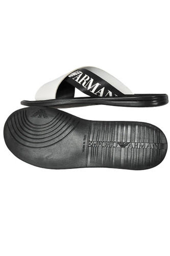 Designer Clothes Shoes | EMPORIO ARMANI Men's Leather Sandals #256