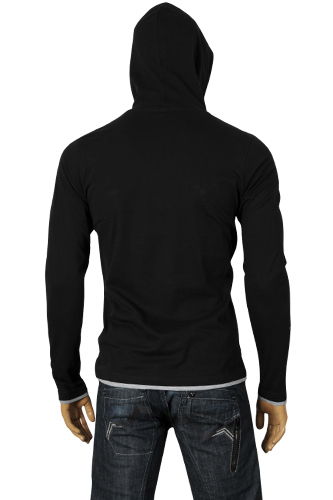 Mens Designer Clothes | EMPORIO ARMANI Men's Hooded Shirt #209