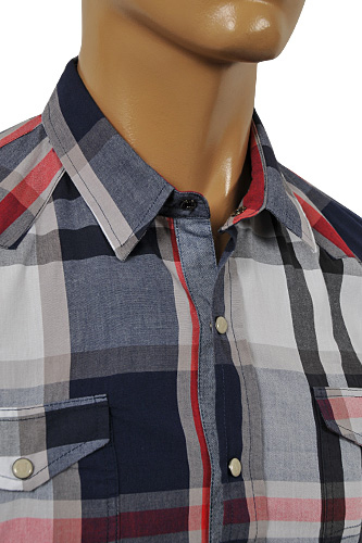 Mens Designer Clothes | ARMANI JEANS Menâ??s Button Up Casual Shirt #229