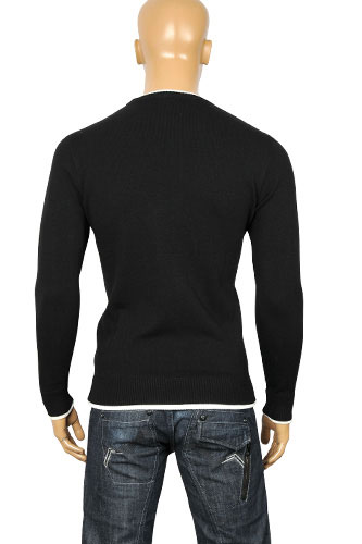 Mens Designer Clothes | ARMANI JEANS Men's Knitted Sweater #135