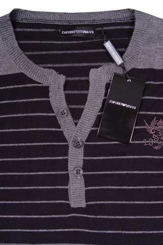 Mens Designer Clothes | EMPORIO ARMANI Button Up Body Sweater #103