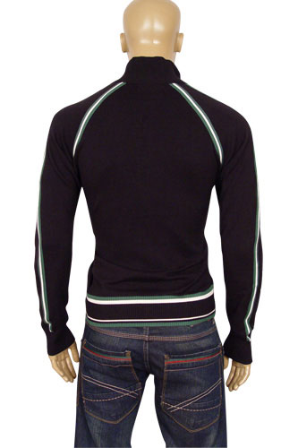 Mens Designer Clothes | EMPORIO ARMANI Mens Zip Up Cotton Sweater #108