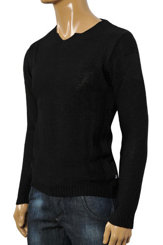 Mens Designer Clothes | EMPORIO ARMANI Men's Body Cotton Sweater #131