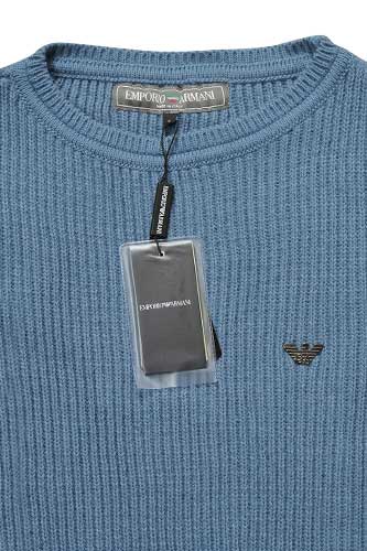 Mens Designer Clothes | EMPORIO ARMANI Men's Fitted Sweater #136