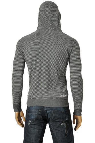 Mens Designer Clothes | EMPORIO ARMANI Men's Zip Up Hooded Sweater #152