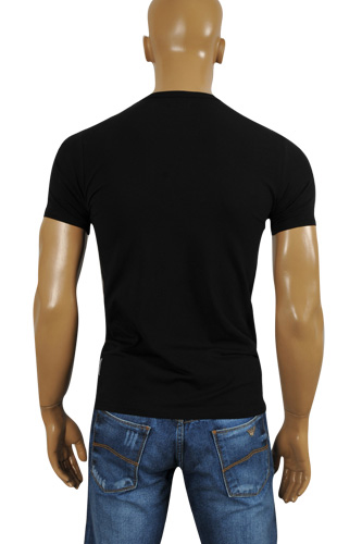 Mens Designer Clothes | ARMANI JEANS Men's T-Shirt In Black #102