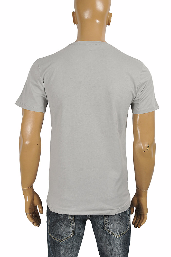 Mens Designer Clothes | EMPORIO ARMANI Men's T-Shirt With Front Logo Print 124