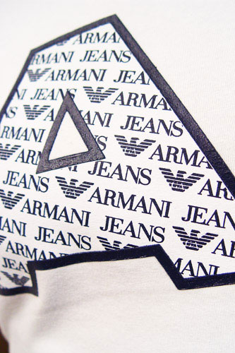 Mens Designer Clothes | ARMANI JEANS Mens Short Sleeve Tee #43