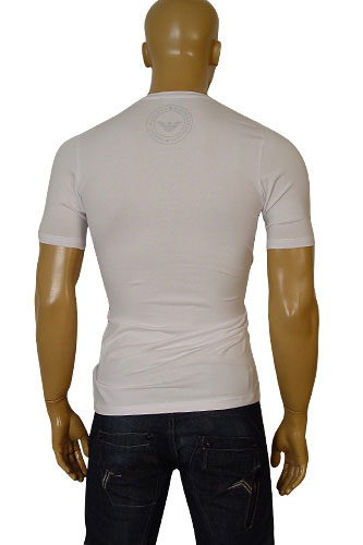 Mens Designer Clothes | EMPORIO ARMANI V-Neck Mens Short Sleeve Tee #46