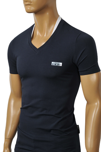 Mens Designer Clothes | EMPORIO ARMANI Menâ??s V-Neck Short Sleeve Tee #75