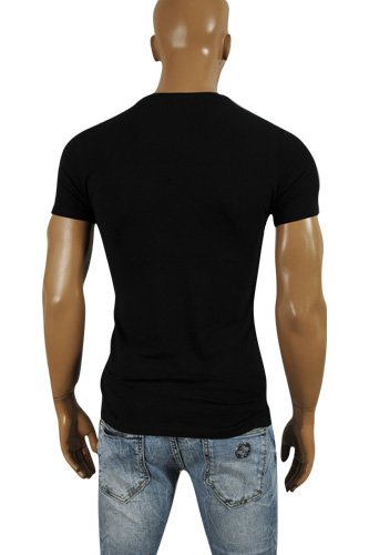 Mens Designer Clothes | ARMANI JEANS Men's Short Sleeve Tee In Navy Blue #93