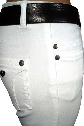 Womens Designer Clothes | EMPORIO ARMANI LADY'S SUMMER Jeans-Pants WITH BELT #56