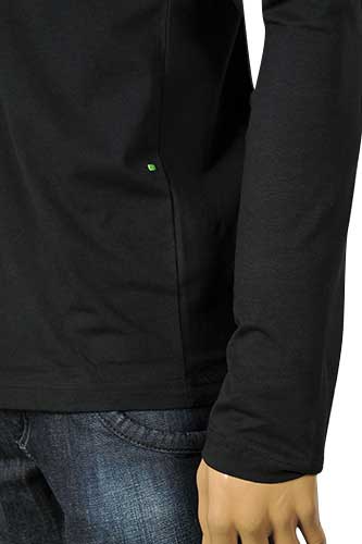 Mens Designer Clothes | HUGO BOSS Men's Polo Style Long Sleeve Shirt #20