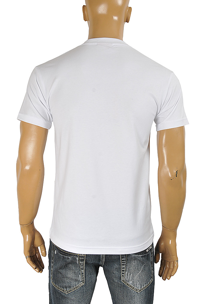 Mens Designer Clothes | HUGO BOSS Men's T-Shirt With Front Logo Print 76