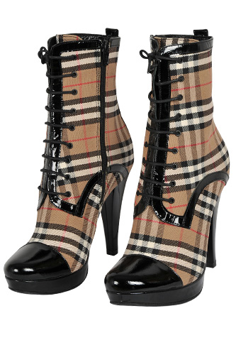 Designer Clothes Shoes | BURBERRY Ladies High-Heel Platform Boots #275