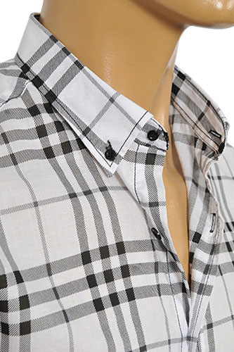 Mens Designer Clothes | BURBERRY Men's Short Sleeve Shirt#72