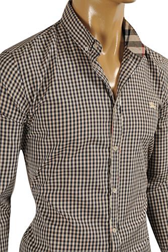 Mens Designer Clothes | BURBERRY Men's Dress Shirt #190