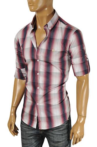 Mens Designer Clothes | BURBERRY Men's Button Down Shirt #199